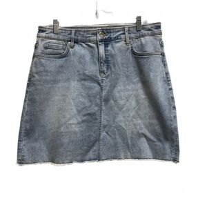 Tommy Bahama Boracay Indigo Raw Edge Skirt